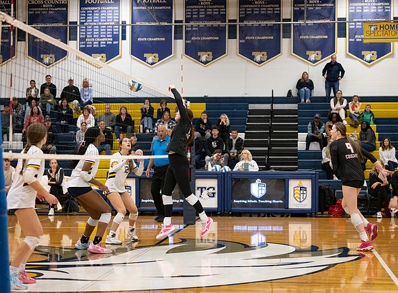 Centennial vs Totino-Grace Girls Varsity Volleyball 245