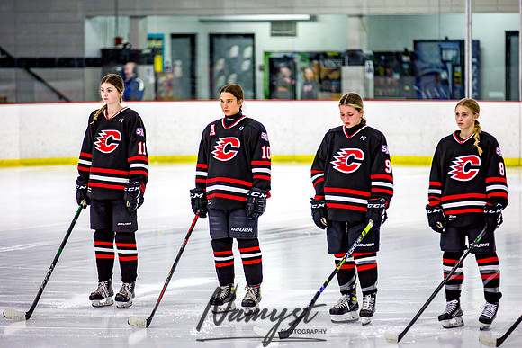 Centennial-Spring Lake Park vs Rogers Girls Varsity Hockey 070