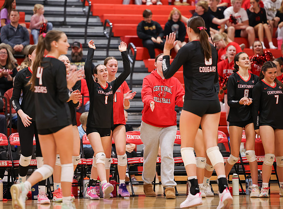 Centennial vs Hopkins Girls Varsity Volleyball 63