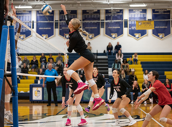 Centennial vs Totino-Grace Girls Varsity Volleyball 165