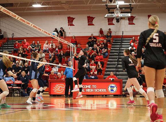 Centennial vs Blaine Girls Varsity Volleyball 233