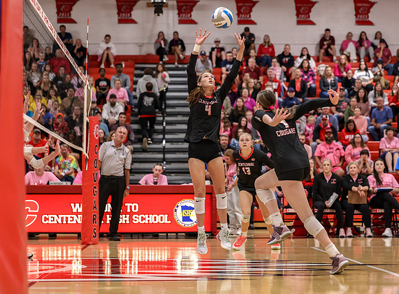 Centennial vs Champlin Park Girls Varsity Volleyball 24