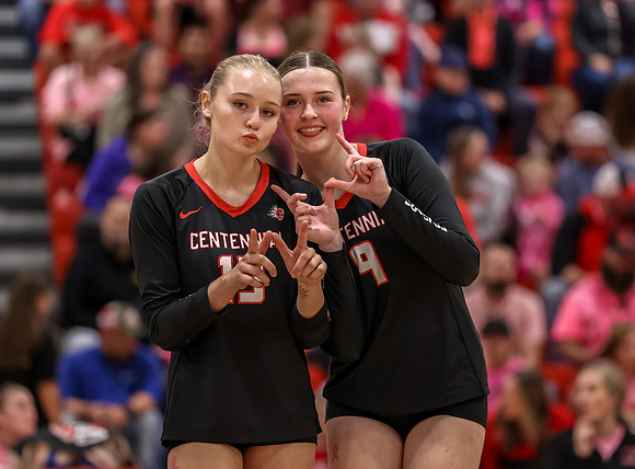 Centennial vs Champlin Park Girls Varsity Volleyball 22