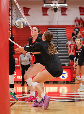 Centennial vs Osseo Girls Varsity Volleyball 53