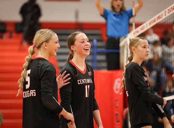 Centennial vs Blaine Girls Varsity Volleyball 126