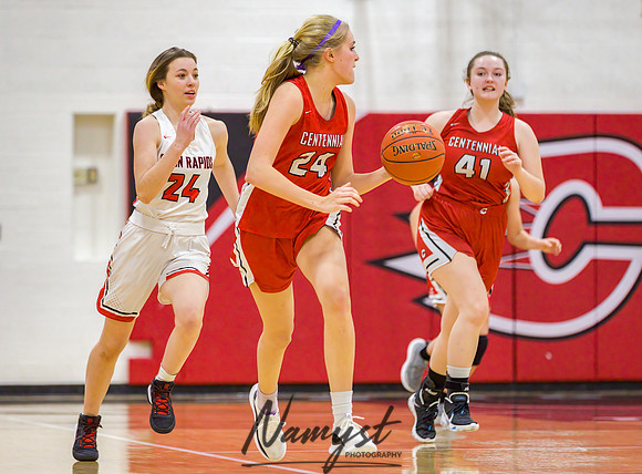 Centennial vs Coon Rapids Girls Varsity Basketball 091