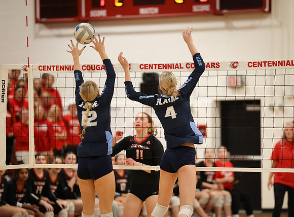 Centennial vs Blaine Girls Varsity Volleyball 102