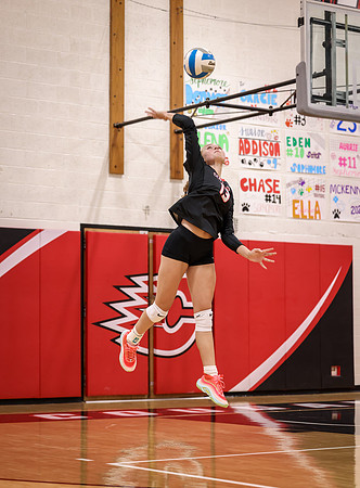 Centennial vs Mounds View Girls Varsity Volleyball 46