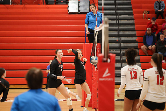 Centennial vs Coon Rapids Girls Varsity Volleyball 144