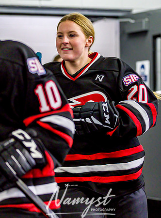 Centennial-Spring Lake Park vs Rogers Girls Varsity Hockey 056