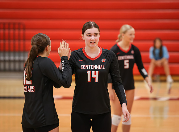Centennial vs Hopkins Girls Varsity Volleyball 136