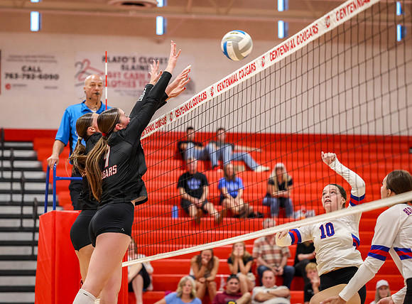 3445 Centennial vs Cambridge-Isanti Girls Varsity Volleyball