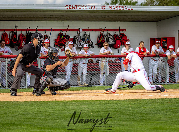 Centennial vs Duluth East Varsity Baseball 315