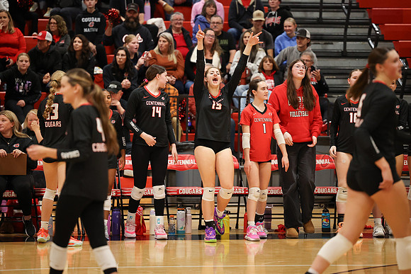 Centennial vs Coon Rapids Girls Varsity Volleyball 102