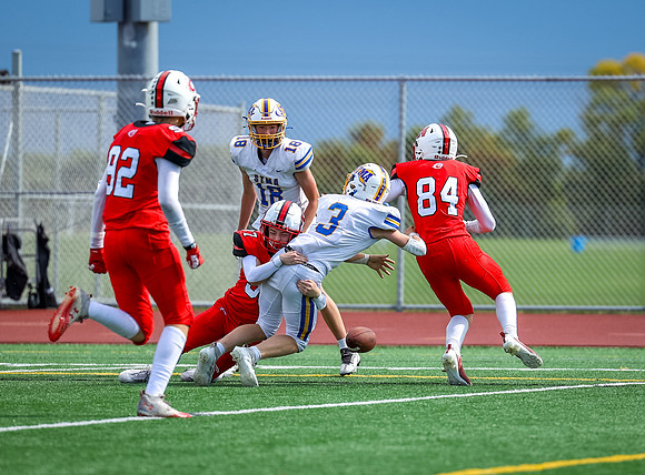 Centennial vs STMA JV Football 76