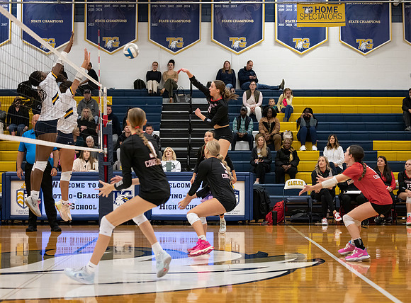 Centennial vs Totino-Grace Girls Varsity Volleyball 130