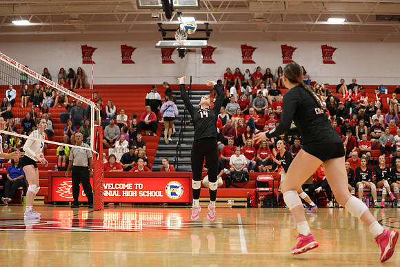 Centennial vs Cambridge-Isanti Girls Varsity Volleyball 137