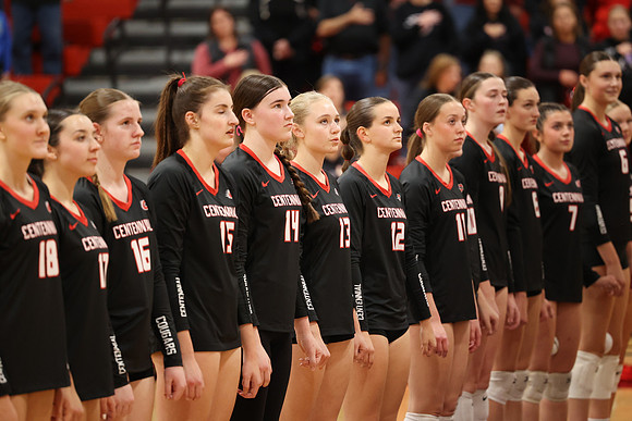 Centennial vs Coon Rapids Girls Varsity Volleyball 12