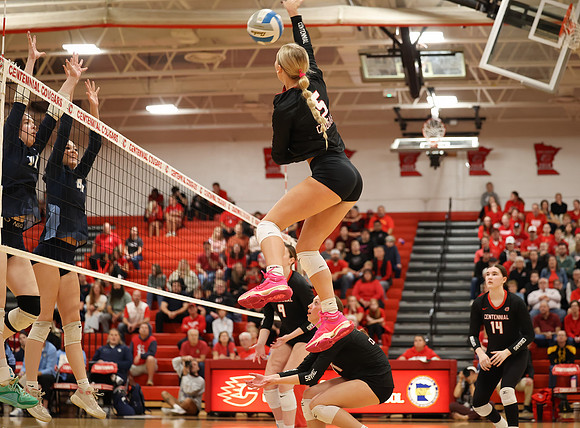 Centennial vs Blaine Girls Varsity Volleyball 85