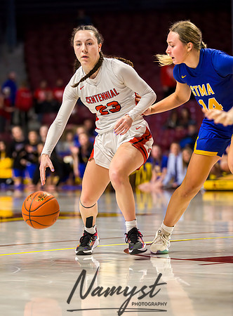 Centennial vs STMA Girls Basketball - State Tournament 211