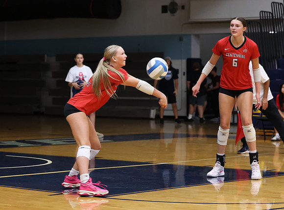Centennial vs Blaine Girls Varsity Volleyball 59