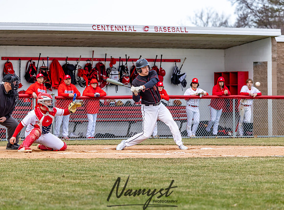 Centennial vs Maple Grove Varsity Baseball 493