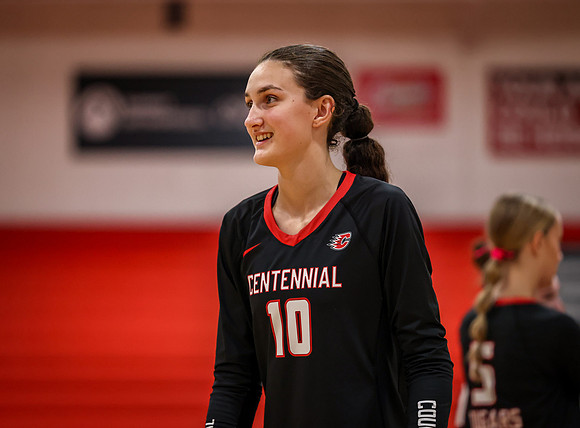 3945 Centennial vs Hopkins Girls Varsity Volleyball