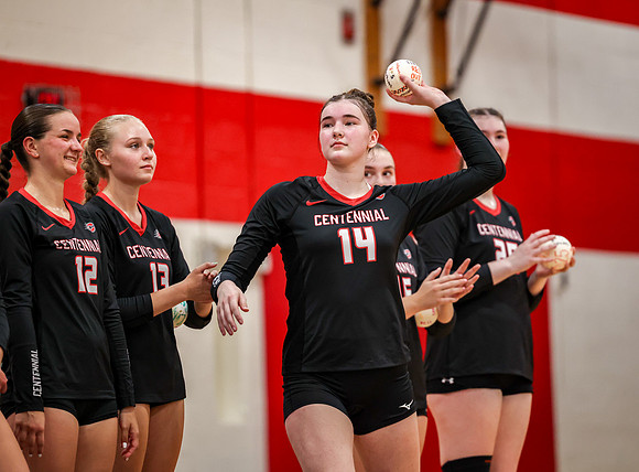 2128 Centennial vs Hopkins Girls Varsity Volleyball