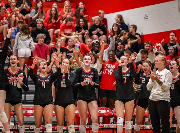2216 Centennial vs Hopkins Girls Varsity Volleyball