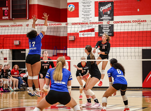 2989 Centennial vs Hopkins Girls Varsity Volleyball