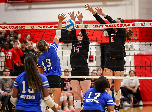 3014 Centennial vs Hopkins Girls Varsity Volleyball
