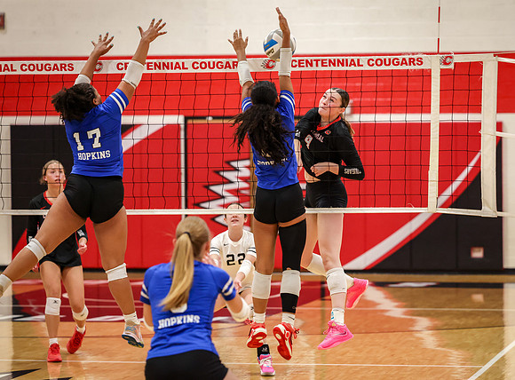 3026 Centennial vs Hopkins Girls Varsity Volleyball