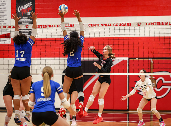 3054 Centennial vs Hopkins Girls Varsity Volleyball