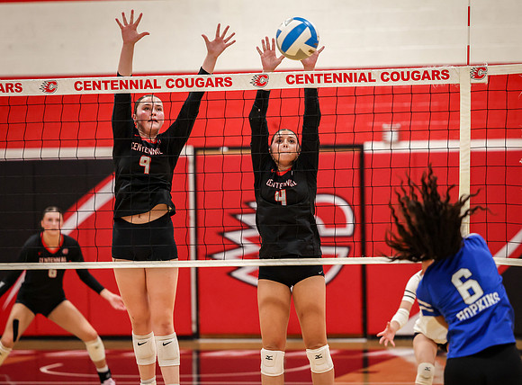 3069 Centennial vs Hopkins Girls Varsity Volleyball