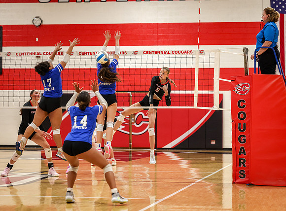 3187 Centennial vs Hopkins Girls Varsity Volleyball