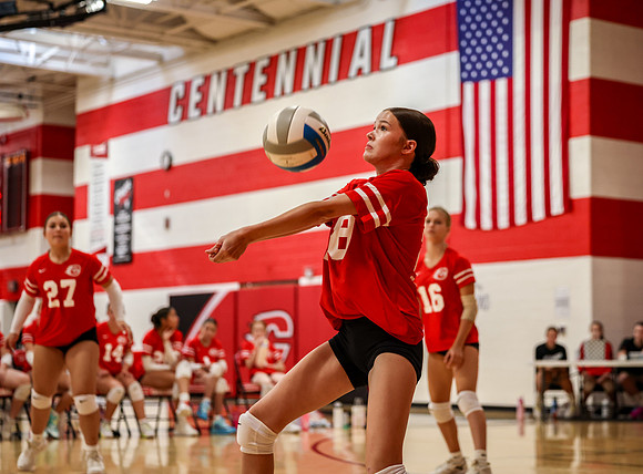 724 Centennial vs Hopkins Girls 9B Volleyball