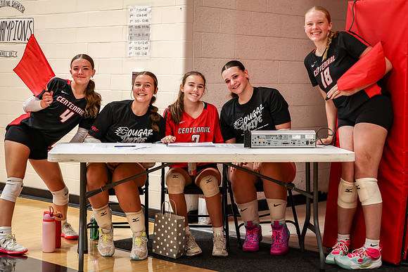 16 Centennial vs Hopkins Girls 9B Volleyball
