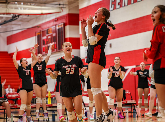 1979 Centennial vs Hopkins Girls B Volleyball