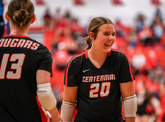 976 Centennial vs Hopkins Girls B Volleyball