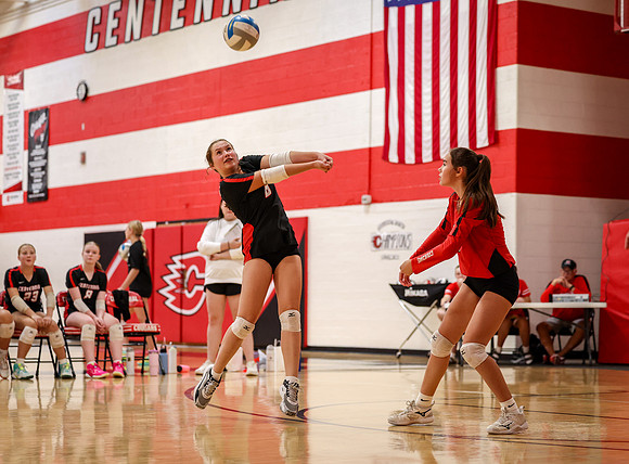 1214 Centennial vs Hopkins Girls B Volleyball