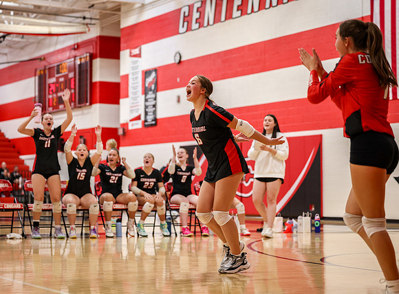 1318 Centennial vs Hopkins Girls B Volleyball