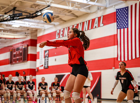 1924 Centennial vs Hopkins Girls B Volleyball