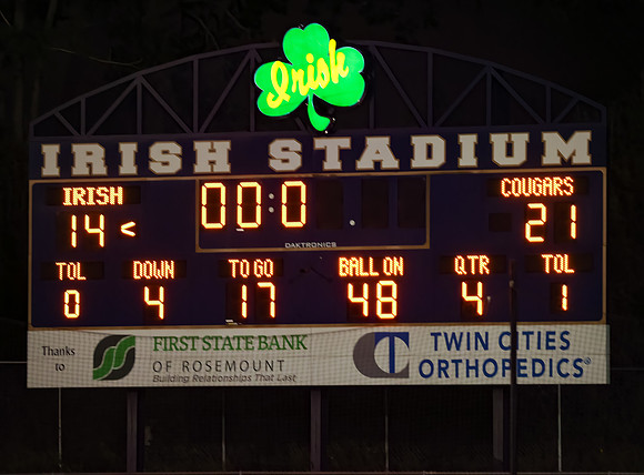 248 Centennial vs Rosemount Varsity Football