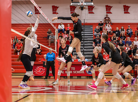 Centennial vs Coon Rapids Girls Varsity Volleyball 21