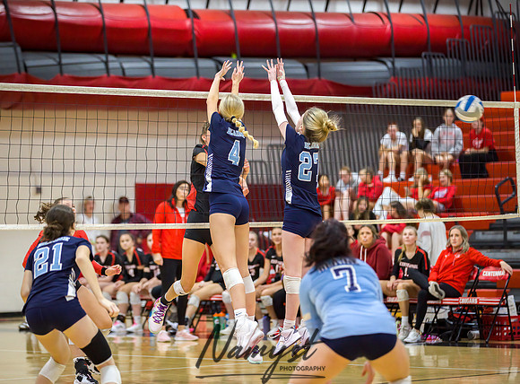 Centennial vs Blaine Varsity Volleyball 139
