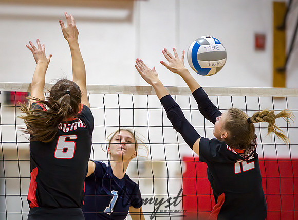 Centennial vs Blaine Varsity Volleyball 157