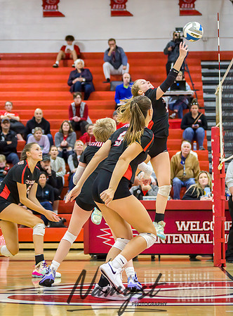 Centennial vs Blaine Varsity Volleyball 68