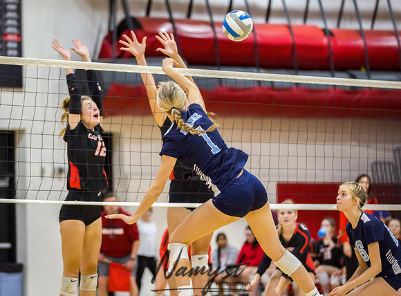 Centennial vs Blaine Varsity Volleyball 153
