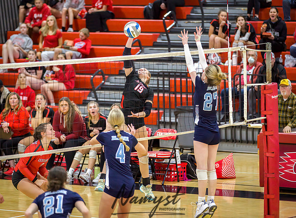 Centennial vs Blaine Varsity Volleyball 99