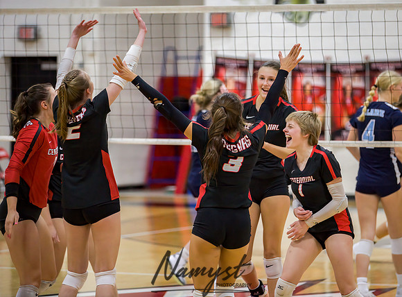 Centennial vs Blaine Varsity Volleyball 166